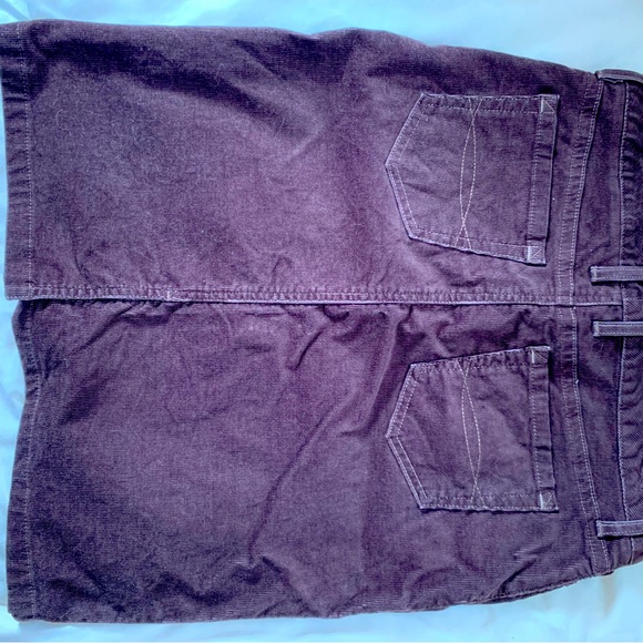 LL Bean corduroy 5 pocket skirt - Picture 2 of 5